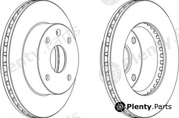  FERODO part DDF1257 Brake Disc
