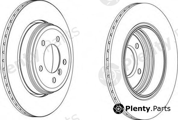  FERODO part DDF1260C Brake Disc