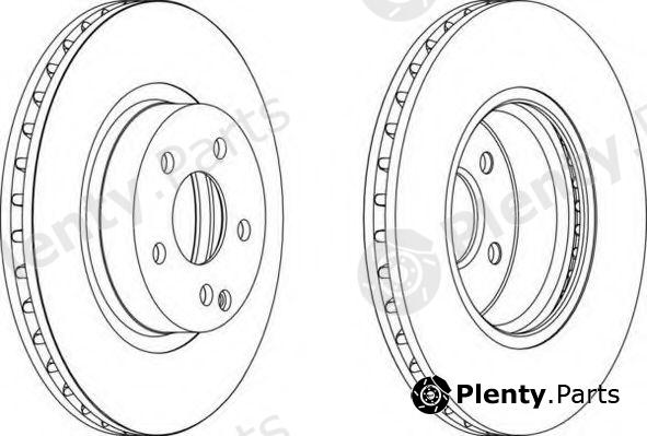  FERODO part DDF1263 Brake Disc