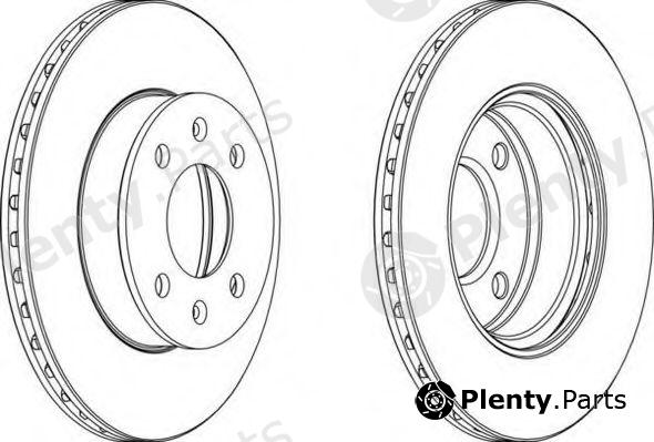  FERODO part DDF1268 Brake Disc