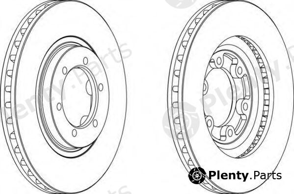  FERODO part DDF1269 Brake Disc