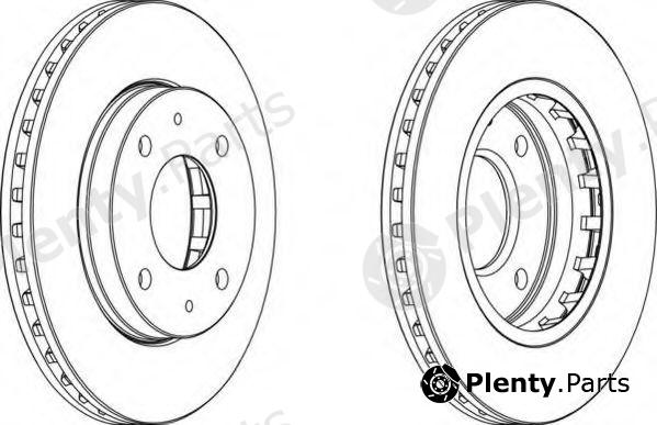  FERODO part DDF1270 Brake Disc