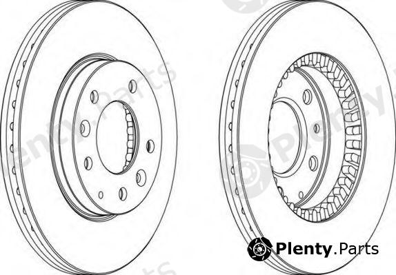  FERODO part DDF1278 Brake Disc