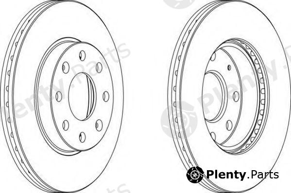  FERODO part DDF1279 Brake Disc