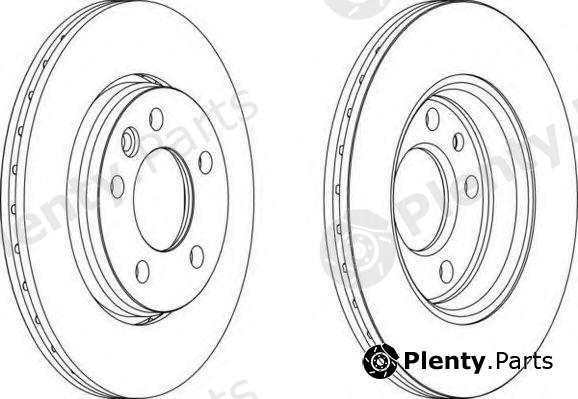  FERODO part DDF1286 Brake Disc
