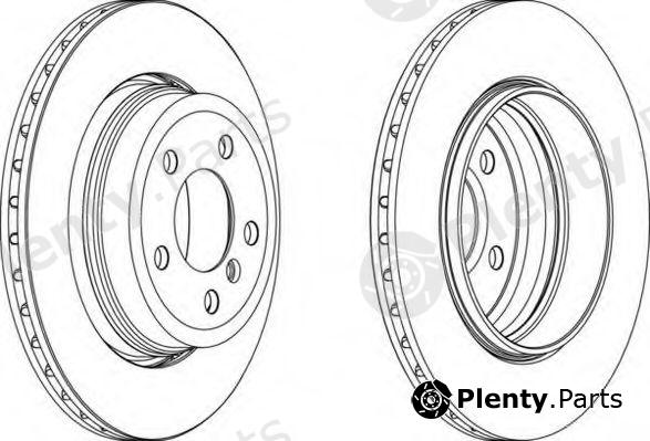  FERODO part DDF1297 Brake Disc