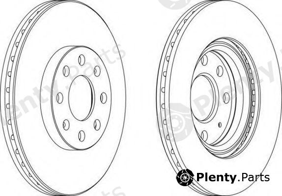  FERODO part DDF1304C-1 (DDF1304C1) Brake Disc