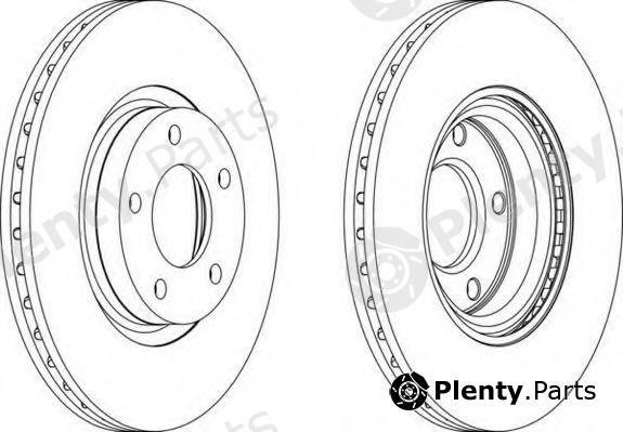  FERODO part DDF1312-1 (DDF13121) Brake Disc
