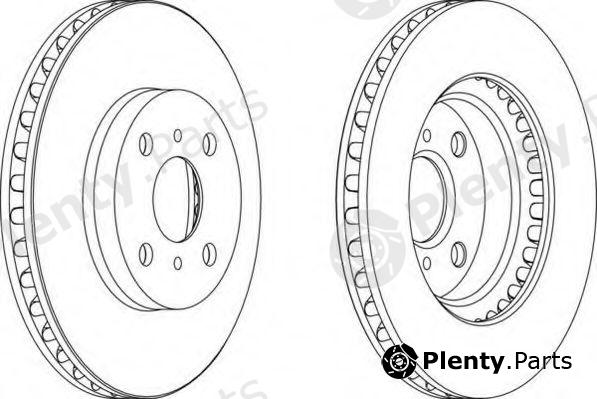  FERODO part DDF1314 Brake Disc