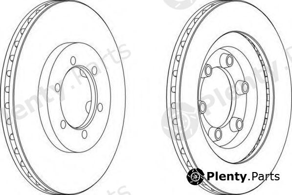  FERODO part DDF1346 Brake Disc
