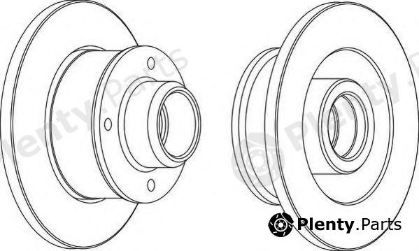  FERODO part DDF137C-1 (DDF137C1) Brake Disc