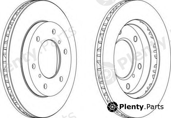  FERODO part DDF1384 Brake Disc