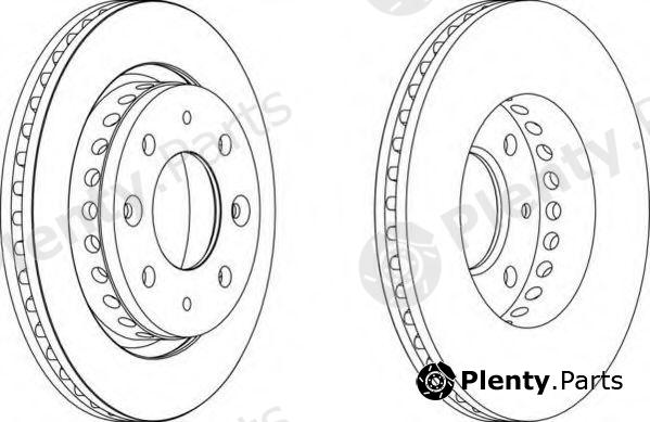  FERODO part DDF1418 Brake Disc