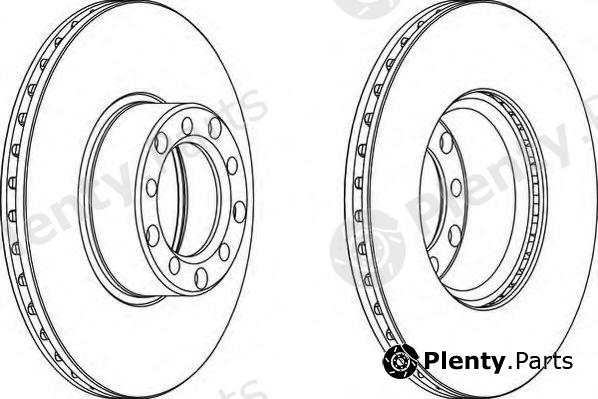  FERODO part DDF1431 Brake Disc