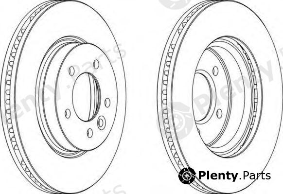  FERODO part DDF1430 Brake Disc