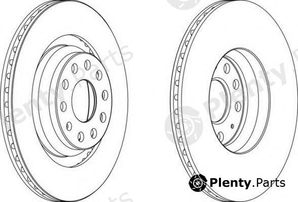  FERODO part DDF1503 Brake Disc