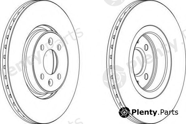 FERODO part DDF1513 Brake Disc