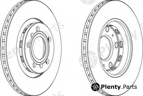  FERODO part DDF1526 Brake Disc