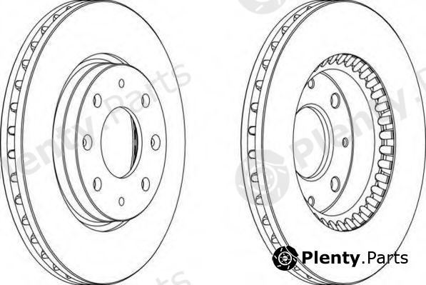  FERODO part DDF1528 Brake Disc