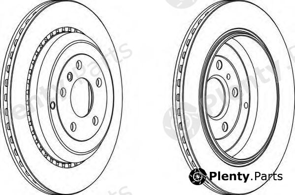  FERODO part DDF1531 Brake Disc