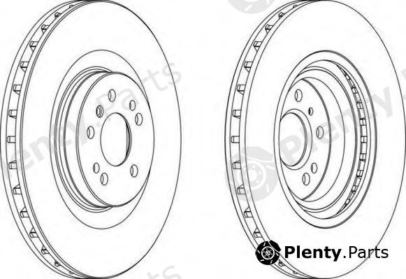  FERODO part DDF1532 Brake Disc