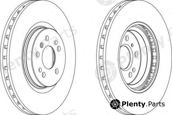  FERODO part DDF1533 Brake Disc