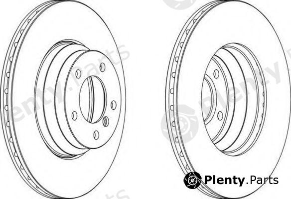  FERODO part DDF1535 Brake Disc