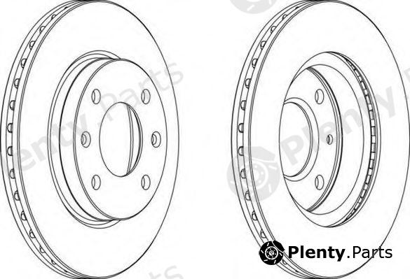  FERODO part DDF1541 Brake Disc