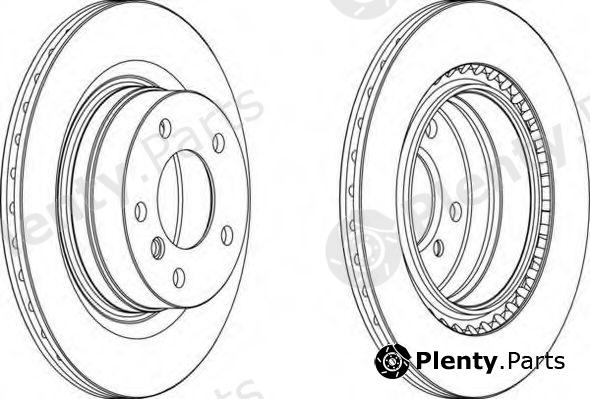  FERODO part DDF1549 Brake Disc