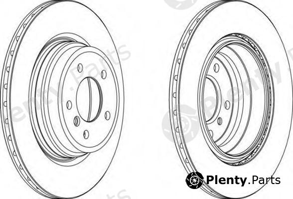  FERODO part DDF1550 Brake Disc