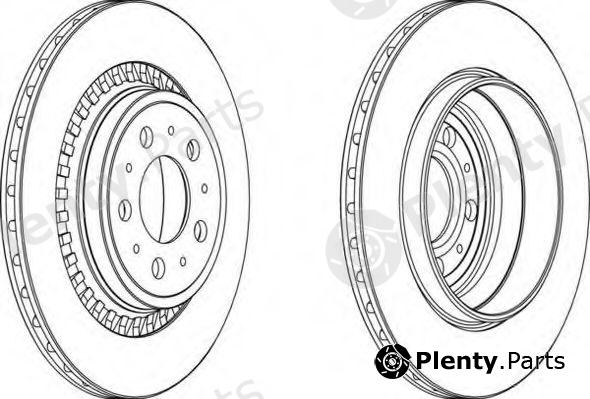  FERODO part DDF1551 Brake Disc