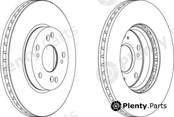  FERODO part DDF1557 Brake Disc