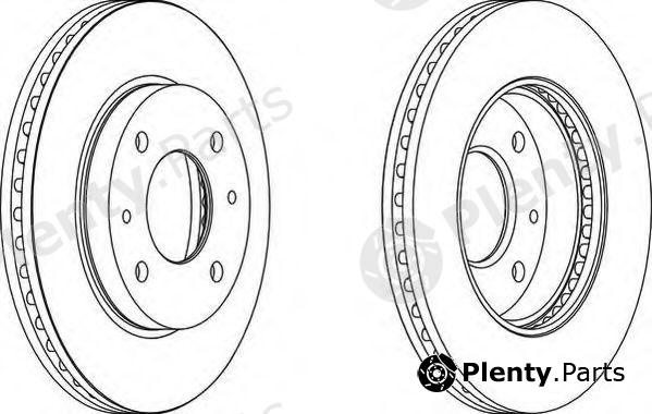  FERODO part DDF1577 Brake Disc