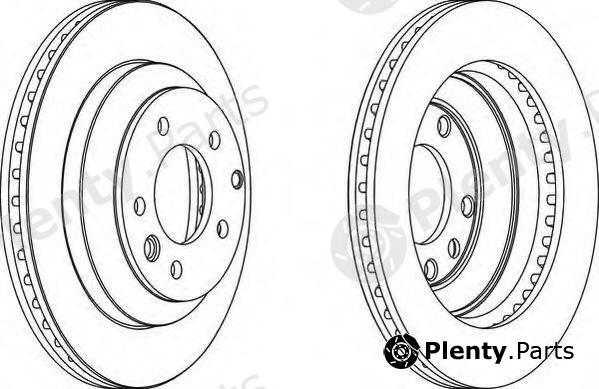  FERODO part DDF1580 Brake Disc
