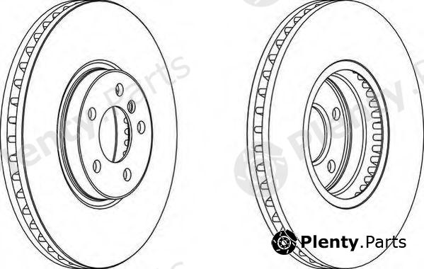  FERODO part DDF1584 Brake Disc
