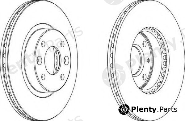 FERODO part DDF1591 Brake Disc