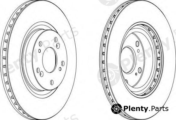  FERODO part DDF1596-1 (DDF15961) Brake Disc