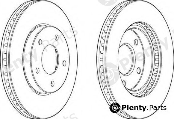  FERODO part DDF1599 Brake Disc