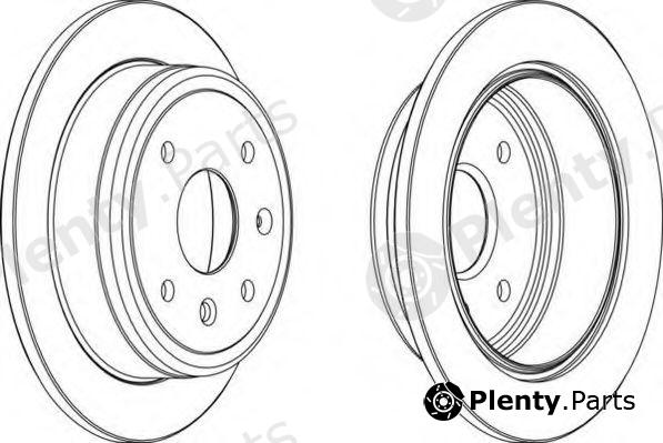  FERODO part DDF1606 Brake Disc