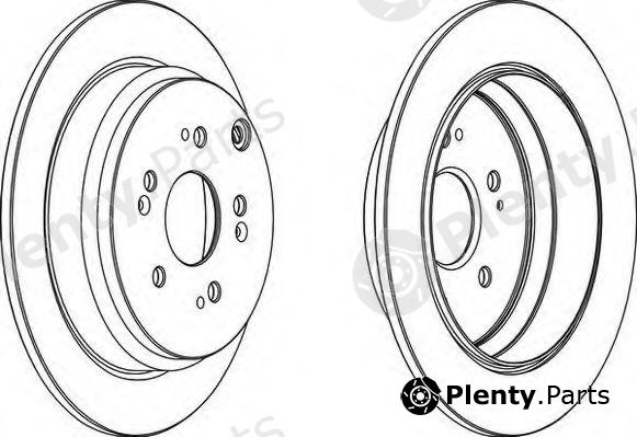  FERODO part DDF1608 Brake Disc