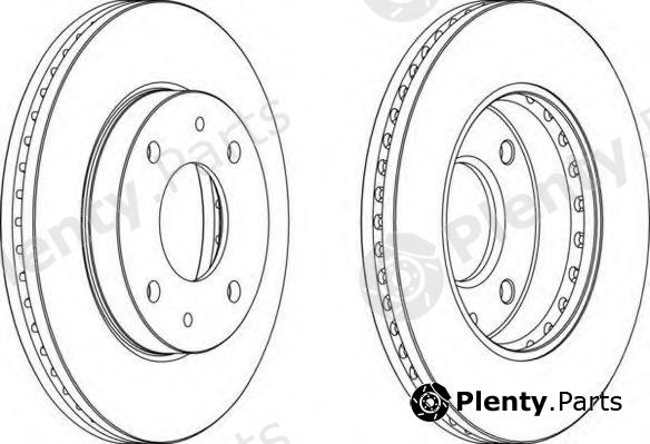 FERODO part DDF1614-1 (DDF16141) Brake Disc
