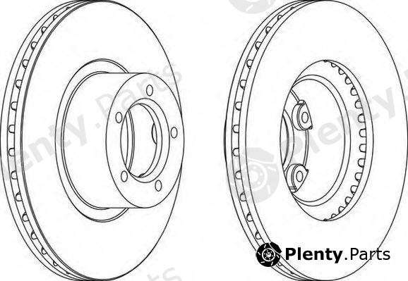  FERODO part DDF1621 Brake Disc