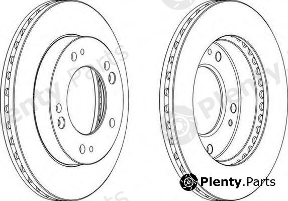  FERODO part DDF993 Brake Disc