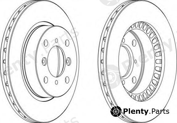  FERODO part DDF978 Brake Disc