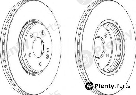  FERODO part DDF964 Brake Disc