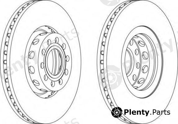  FERODO part DDF954 Brake Disc
