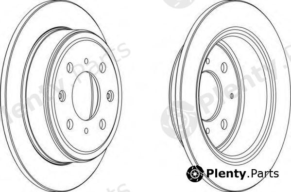  FERODO part DDF950 Brake Disc