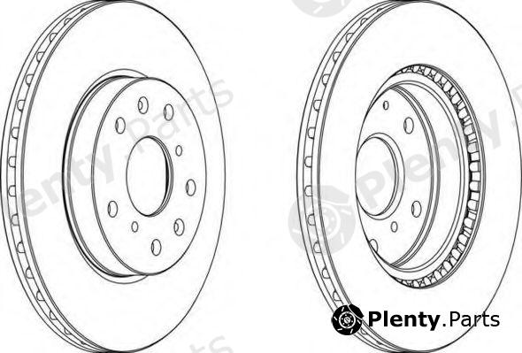  FERODO part DDF1620 Brake Disc