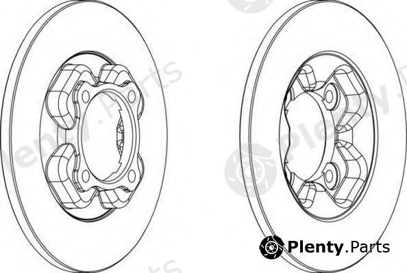  FERODO part DDF1131 Brake Disc