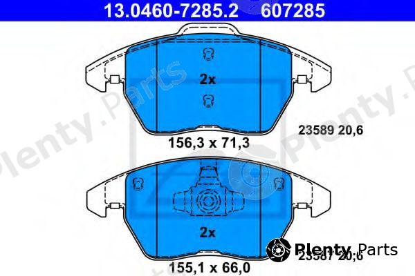  ATE part 13.0460-7285.2 (13046072852) Brake Pad Set, disc brake